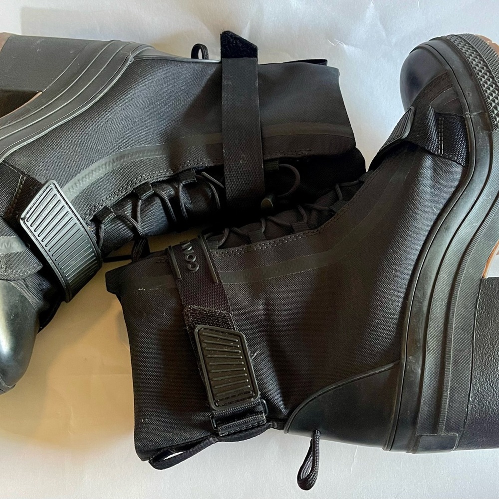 CONVERSE Combat Boots Womens 10 Black Chuck Taylor All Star Platform chunky heel - Picture 3 of 9